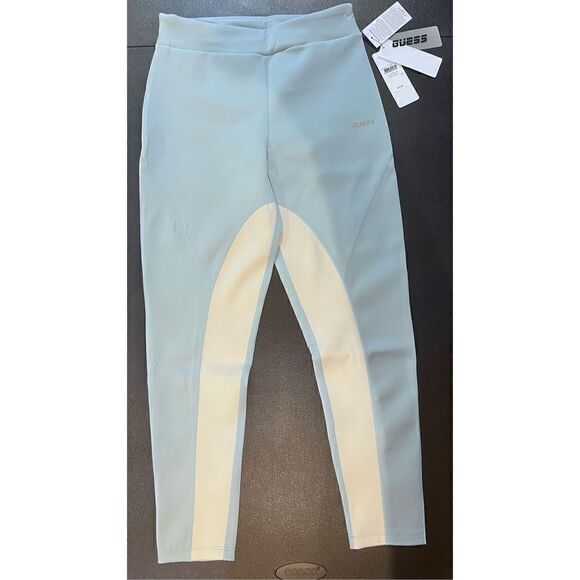 GUESS SKYLINE LIGHT BLUE AGNES LEGGINGS SIZE L P1-30 NEW - Picture 3 of 16